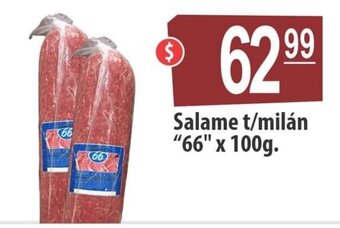 Autoservicio Capo Salame t/ milán "66" x 100g. oferta