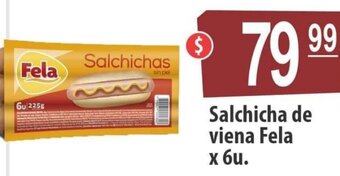 Autoservicio Capo Salchicha de viena Fela x 6u. oferta