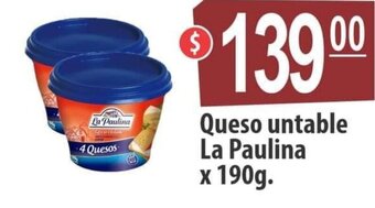 Autoservicio Capo Queso untable La Paulina x 190g. oferta