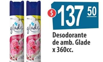 Autoservicio Capo Glade Desodorante de amb. x 360cc. oferta