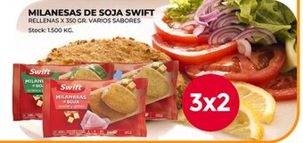 Supermercados Tadicor Milanesas De Soja Swift Rellenas x 350 gr. oferta