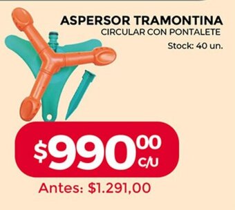 Supermercados Tadicor Aspersor Tramontina Circular Con Pontalete oferta