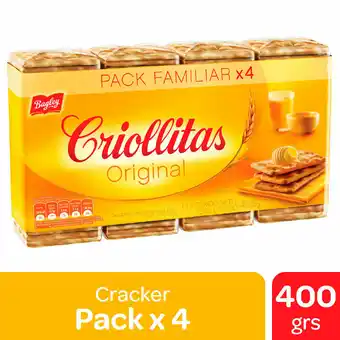 Walmart Galletitas De Agua Criollitas 400 Gr oferta