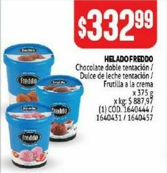 Makro Helado freddo oferta