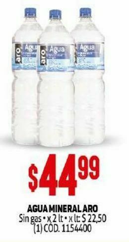 Makro Agua mineral aro 2lt oferta