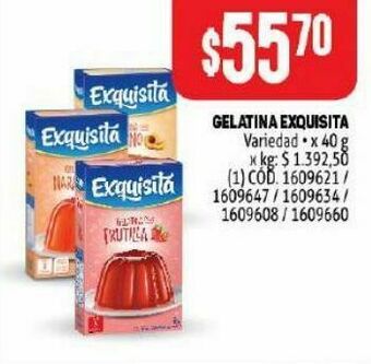 Makro Gelatina exquisita oferta
