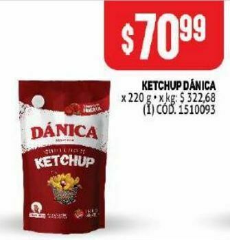 Makro Ketchup dánica 220g oferta