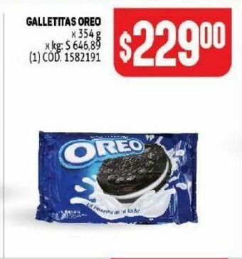 Makro Galletitas oreo 354g oferta
