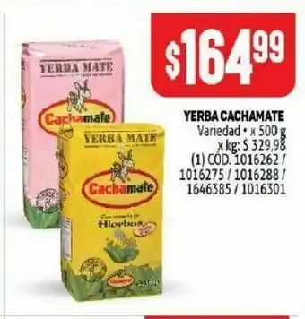 Makro Yerba mate cachamate 500g oferta