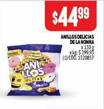 Makro Anillos delicias de la nonna 150g oferta