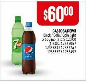 Makro Gaseosa pepsi 500ml oferta