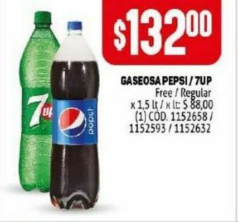 Makro Gaseosa pepsi / 7up oferta