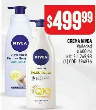 Makro Crema corporal nivea 400ml oferta