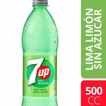 Walmart Gaseosa Lima Limon Sin Azucar Seven Up 500cc oferta