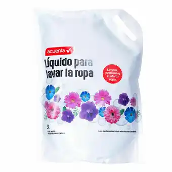 Walmart Jabon Liquido Ropa Doy Pack Acuenta 3 Lt oferta