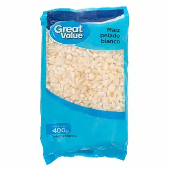 Walmart Maíz Pelado Blanco Great Value X 400 Gr oferta