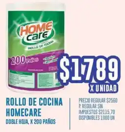 Supermercados Vea Homecare rollo de cocina doble hoja oferta