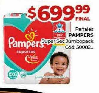 Diarco Pañales Pampers Super Sec Jumbopack oferta