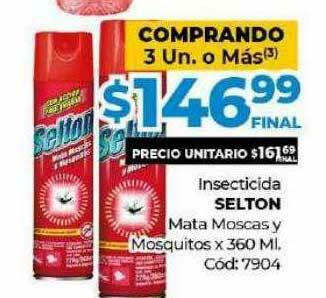 Diarco Insecticida Selton Mata Moscas Y Mosquitos oferta
