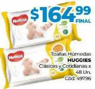 Diarco Toallas Húmedas Huggies Clásicas Cotidianas oferta