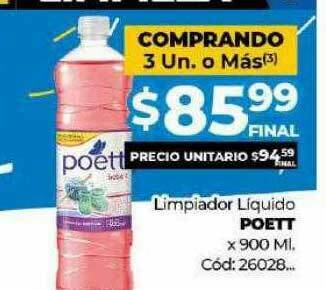 Diarco Limpiador Liquido Poett oferta