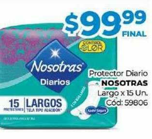 Diarco Protector Diario Nosotras Largo oferta