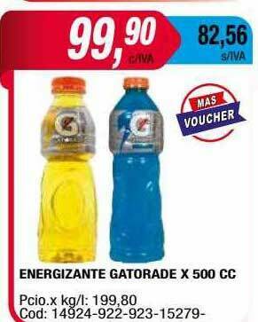 Maxiconsumo Energizante Gatorade oferta
