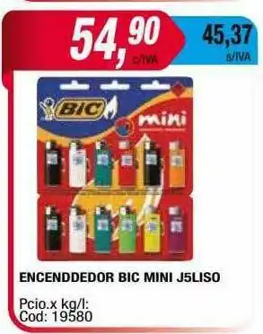 Maxiconsumo Encendedor Bic Mini L5liso oferta