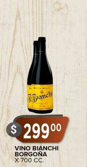 Supermercados Mayor Vino Bianchi Borgoña oferta