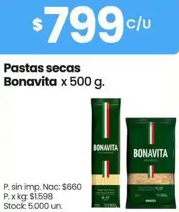 Changomas Bonavita pastas secas oferta