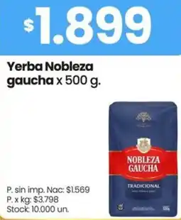 Changomas Nobleza gaucha yerba oferta