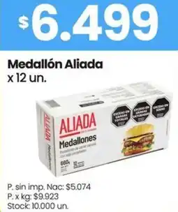 Changomas Aliada medallón oferta