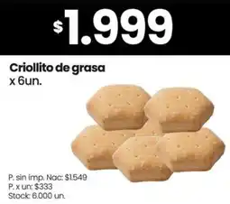 Changomas Criollito de grasa oferta