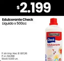 Changomas Check edulcorante liquido oferta