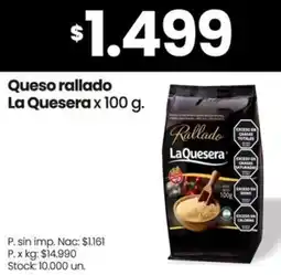 Changomas La quesera queso rallado oferta