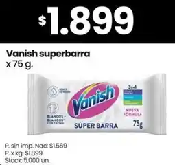 Changomas Vanish superbarra oferta