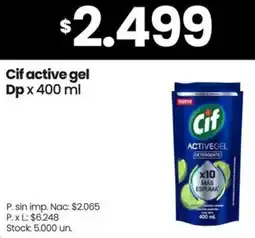 Changomas Cif active gel dp oferta