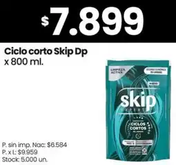 Changomas Skip ciclo corto dp oferta