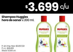 Changomas Huggies shampoo hora de sanar oferta
