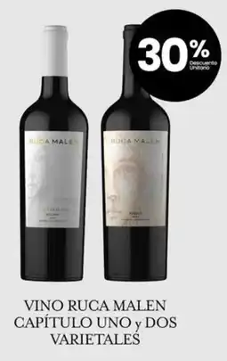 Changomas Vino ruca malen capítulo uno y dos varietales oferta