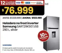 Changomas Samsung heladera no frost inverter oferta