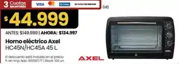 Changomas Axel horno eléctrico oferta