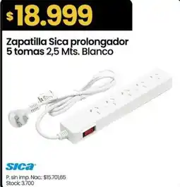 Changomas Sica zapatilla prolongador oferta