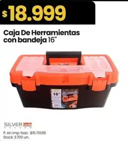 Changomas Caja de herramientas con bandeja 16" oferta