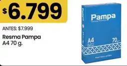 Changomas Pampa resma A4 oferta