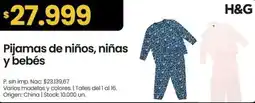 Changomas Pijamas de niños, niñas y bebés oferta