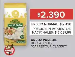 Carrefour Carrefour classic arroz parboil bolsa oferta