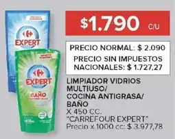 Carrefour Carrefour expert limpiador vidrios multiuso/ cocina antigrasa/ baño oferta
