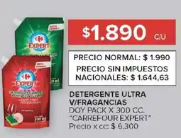 Carrefour Carrefour expert detergente ultra v/fragancias doy pack oferta
