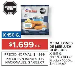 Carrefour Porto belo medallones de merluza clásicos oferta